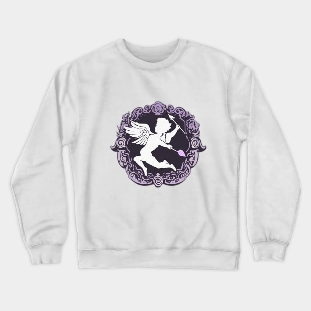 Mystical Cupid Silhouette No. 692 Crewneck Sweatshirt by cornelliusy